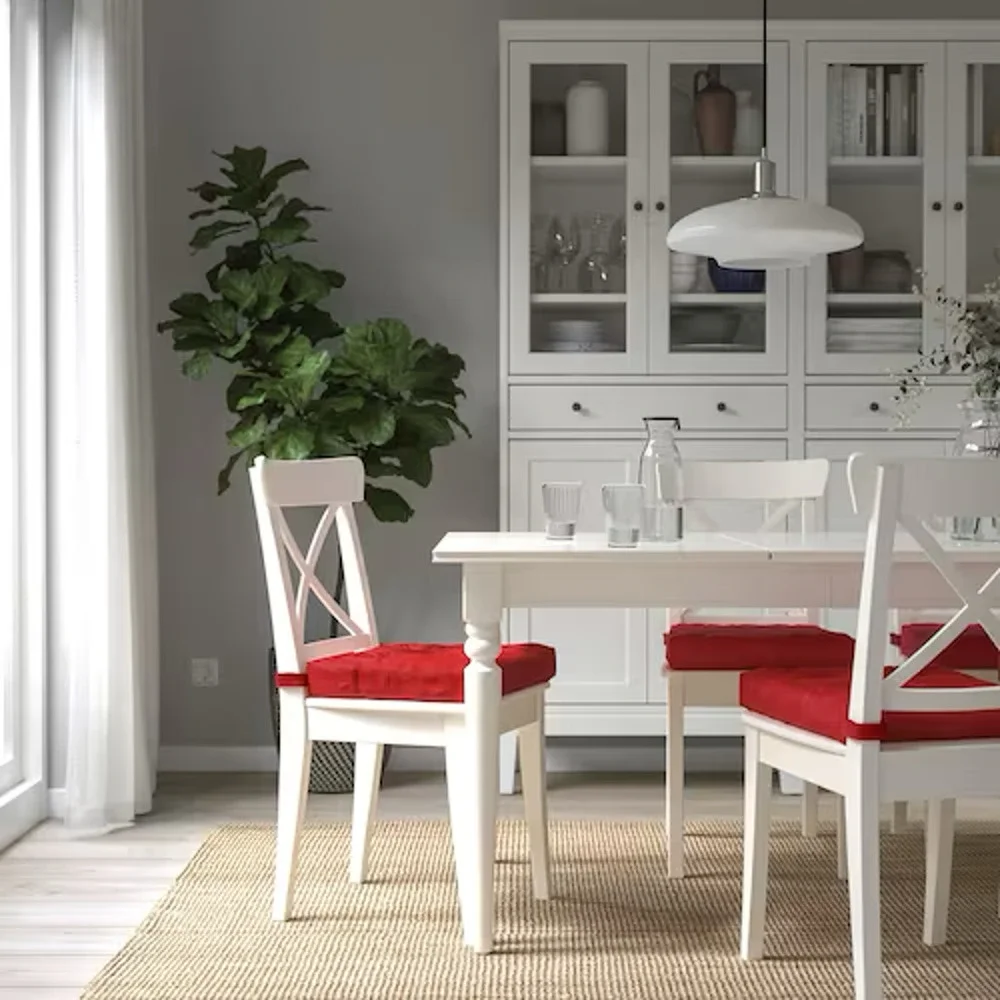IKEA MALINDA Chair Pad, Bright Red, 16¼